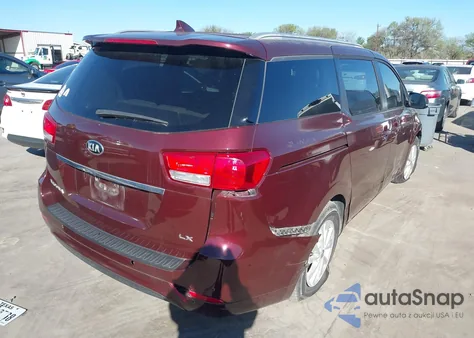 2016 Kia Sedona Lx from USA, damaged, VIN KNDMB5C12G6128759